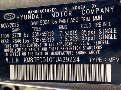 2026 Hyundai TUCSON HYBRID Limited