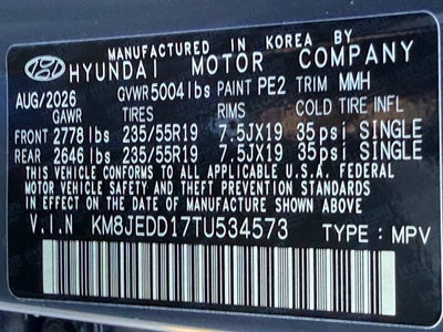 2026 Hyundai TUCSON HYBRID Limited