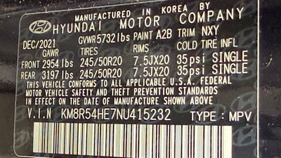 2022 Hyundai PALISADE Limited