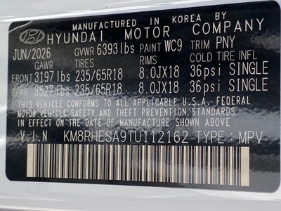 2026 Hyundai PALISADE HYBRID SEL Premium 7 Passenger
