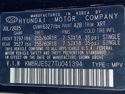 2026 Hyundai PALISADE XRT Pro