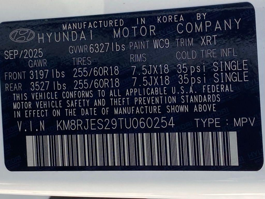 2026 Hyundai PALISADE XRT Pro