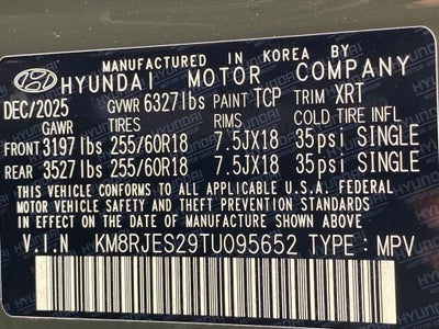 2026 Hyundai PALISADE XRT Pro