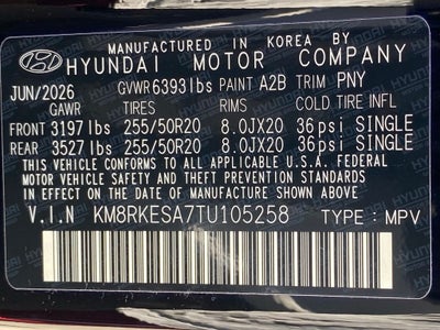 2026 Hyundai PALISADE HYBRID Limited