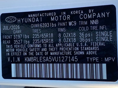 2027 Hyundai PALISADE HYBRID Calligraphy