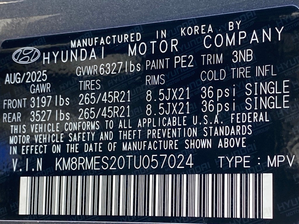 2026 Hyundai PALISADE Calligraphy AWD