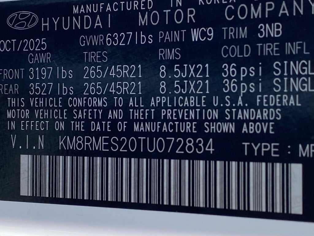 2026 Hyundai PALISADE Calligraphy AWD