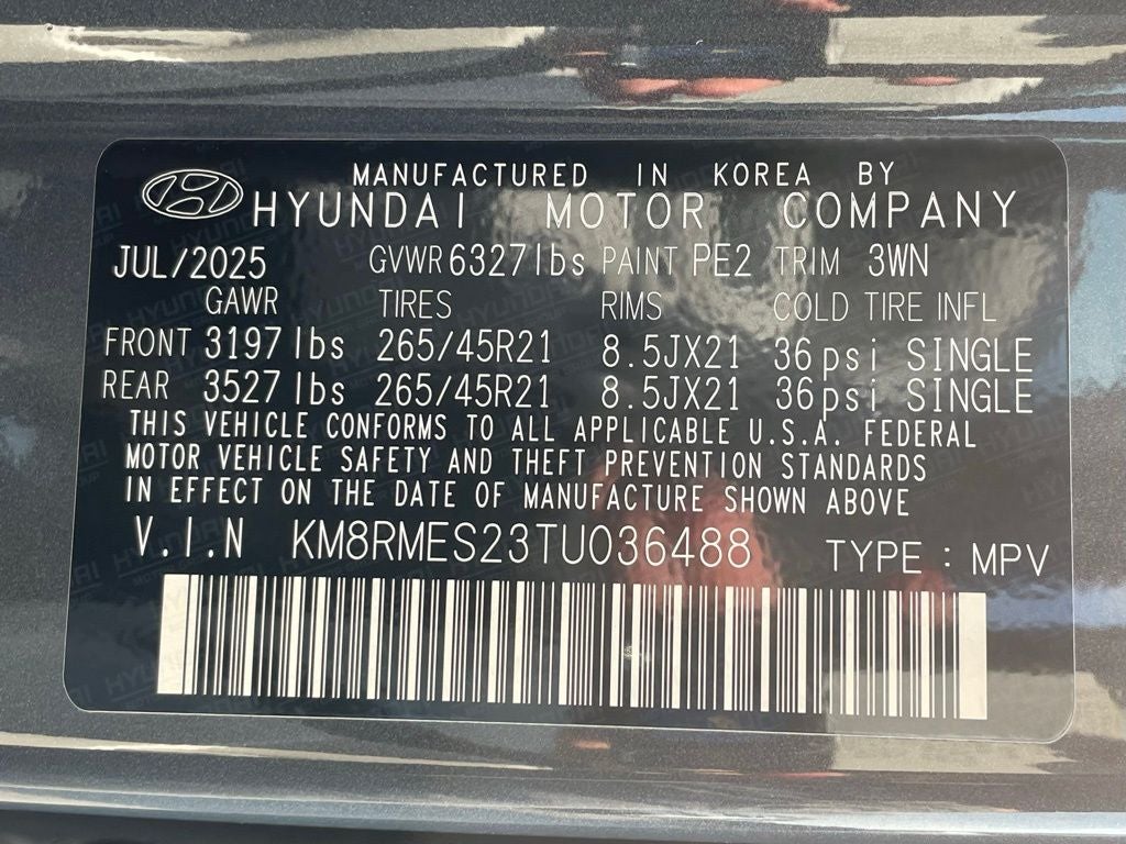 2026 Hyundai PALISADE Calligraphy