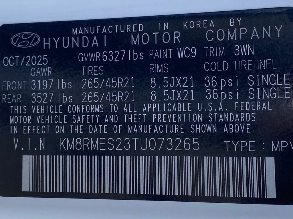 2026 Hyundai PALISADE Calligraphy AWD