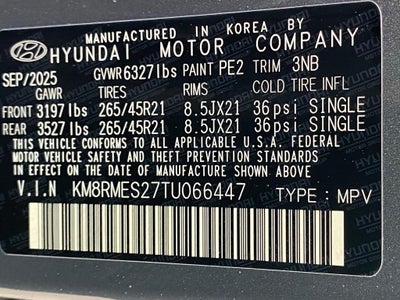 2026 Hyundai PALISADE Calligraphy AWD
