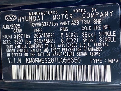 2026 Hyundai PALISADE Calligraphy AWD
