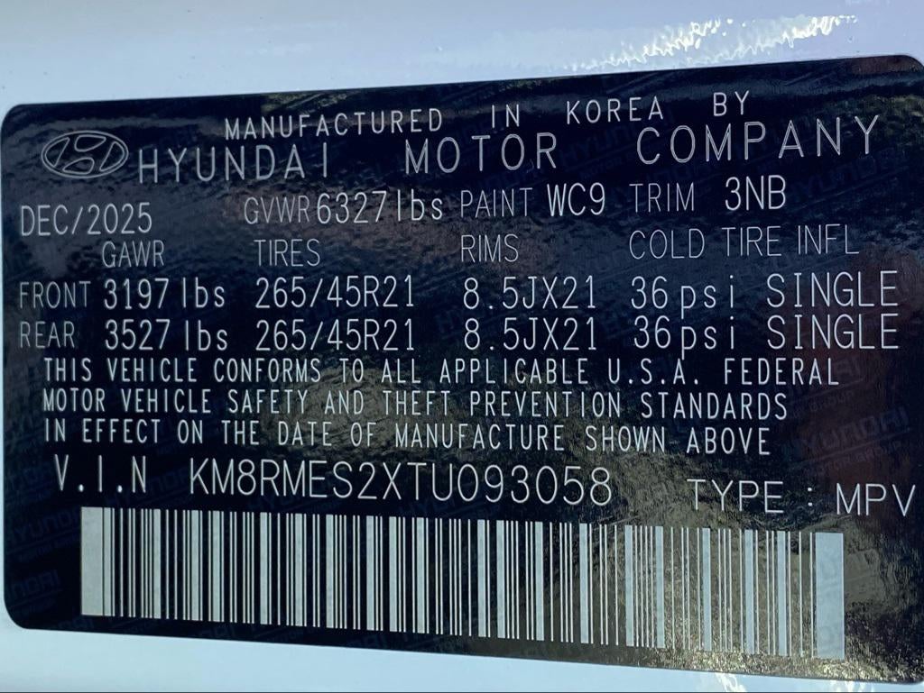 2026 Hyundai PALISADE Calligraphy AWD