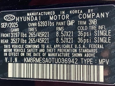 2026 Hyundai PALISADE HYBRID Calligraphy