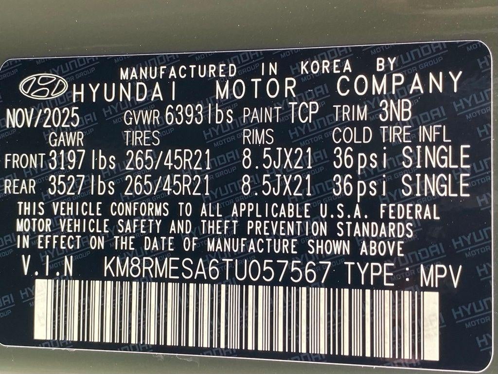 2026 Hyundai PALISADE HYBRID Calligraphy