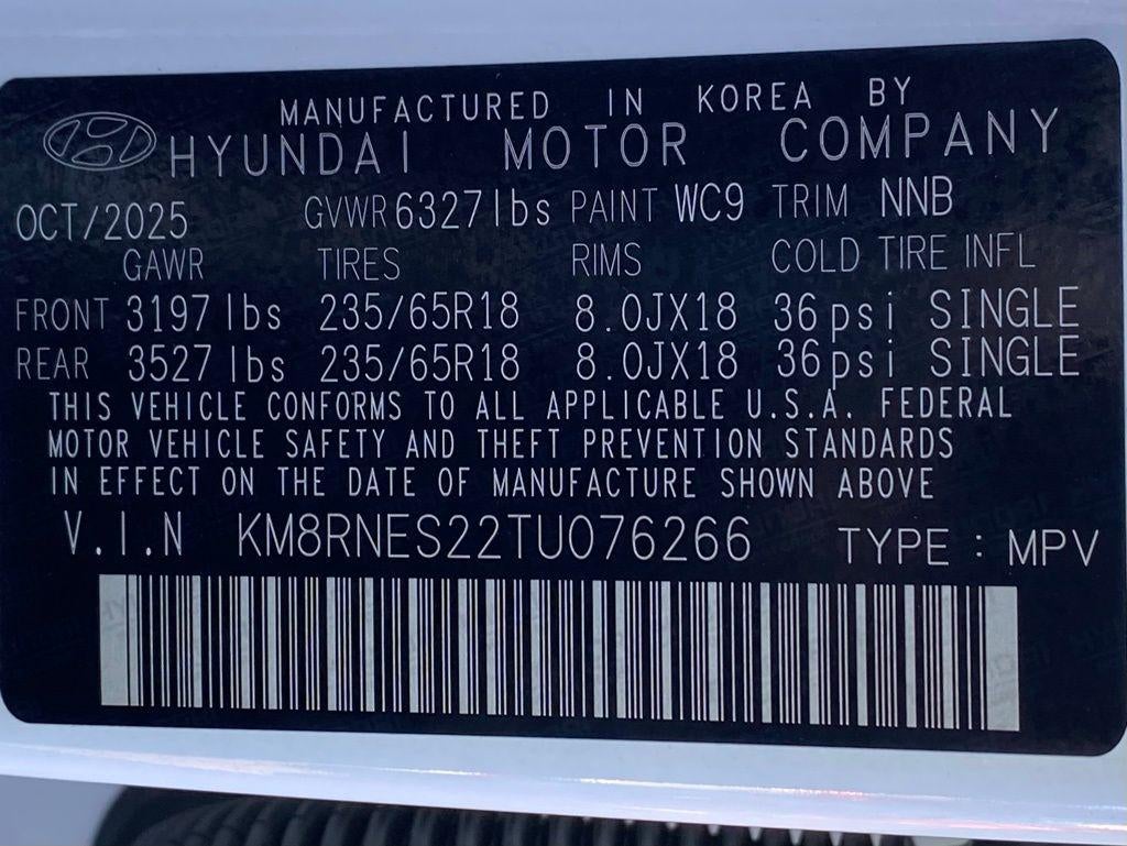 2026 Hyundai PALISADE SEL Premium AWD