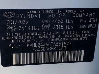 2026 Hyundai SONATA SE
