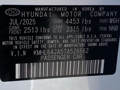 2026 Hyundai SONATA SEL Sport