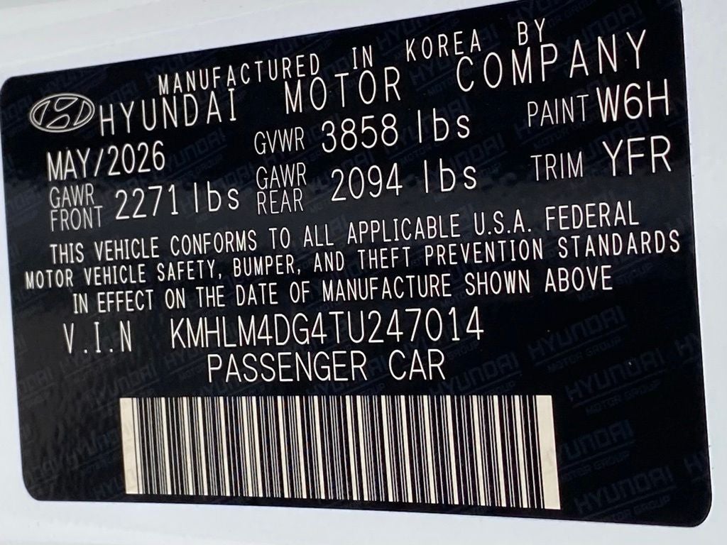 2026 Hyundai ELANTRA SEL Sport