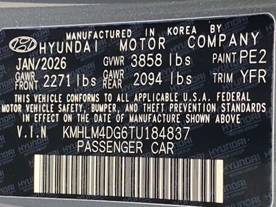 2026 Hyundai ELANTRA SEL Sport