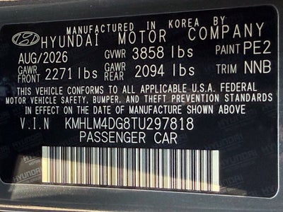 2026 Hyundai ELANTRA SEL Sport Plus