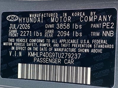 2026 Hyundai ELANTRA Limited