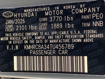 2026 Hyundai VENUE SEL W/Two-Tone Roof