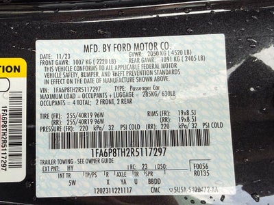 2024 Ford Mustang EcoBoost Premium FORD CO-PILOT, NAV