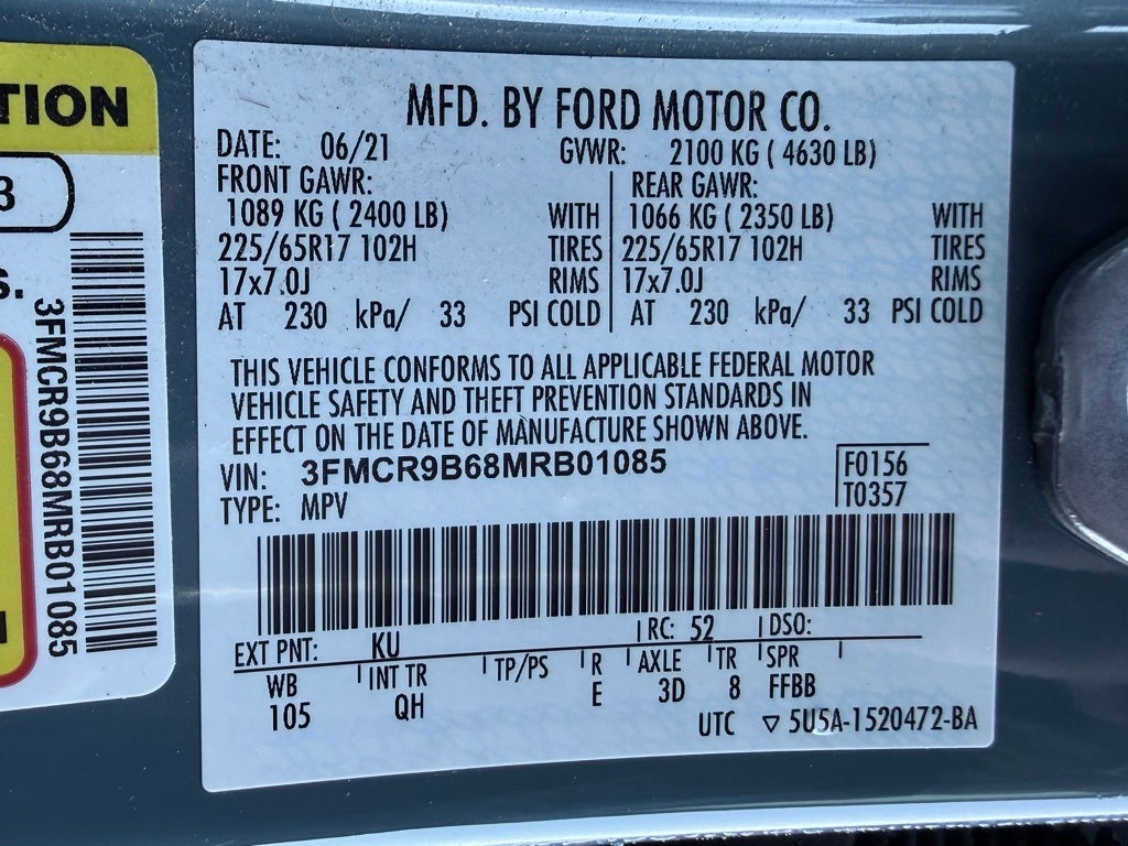 2021 Ford Bronco Sport Big Bend