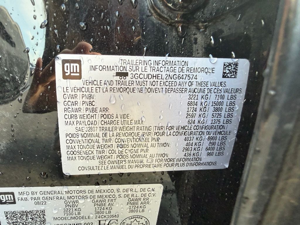 2022 Chevrolet Silverado 1500 ZR2 SUNROOF, OFF ROAD STEPS