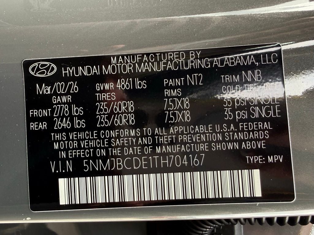 2026 Hyundai TUCSON SEL AWD