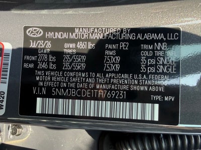 2026 Hyundai TUCSON SEL Plus AWD