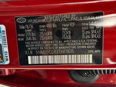 2026 Hyundai TUCSON SEL AWD