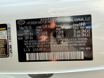 2026 Hyundai SANTA FE SE FWD