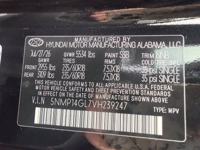 2027 Hyundai SANTA FE SE FWD