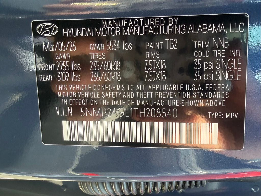 2026 Hyundai SANTA FE SEL FWD