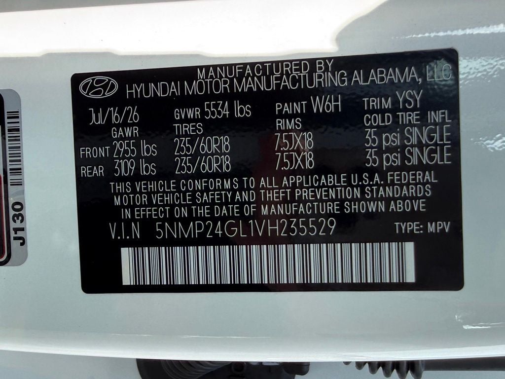 2027 Hyundai SANTA FE SEL FWD