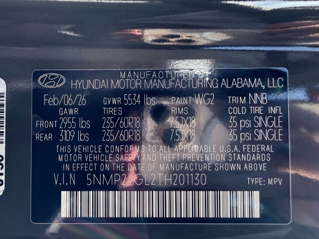 2026 Hyundai SANTA FE SEL FWD