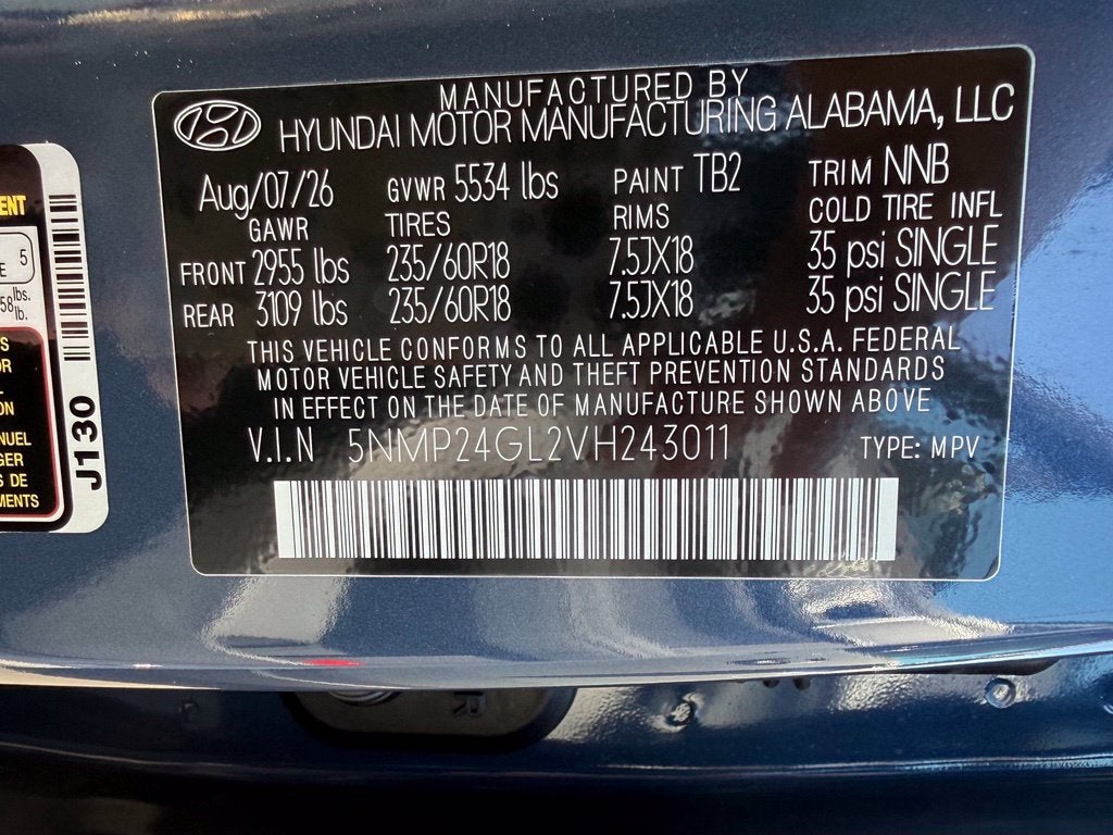 2027 Hyundai SANTA FE SEL FWD