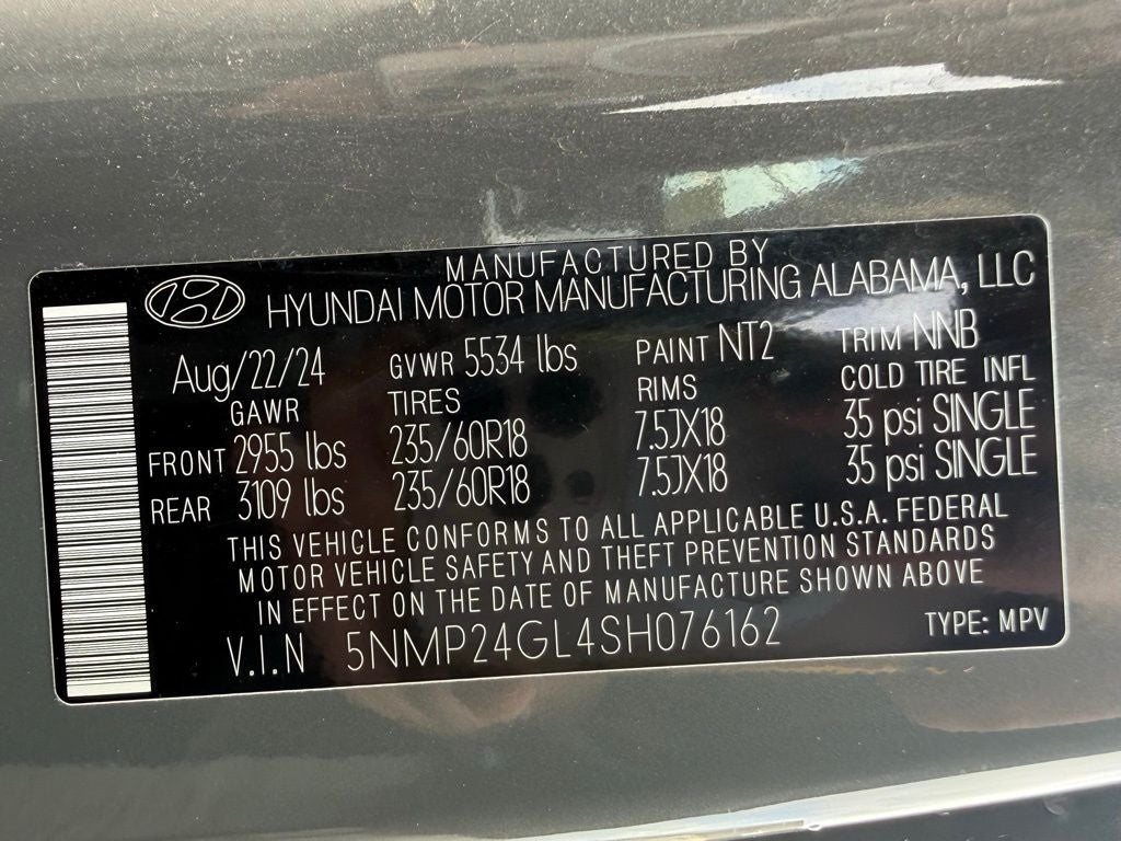 2025 Hyundai SANTA FE SEL