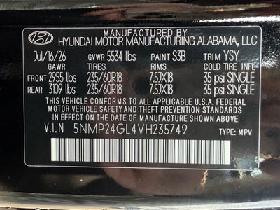 2027 Hyundai SANTA FE SEL FWD