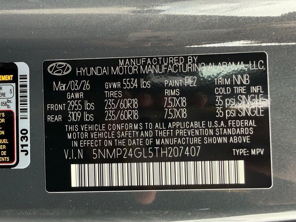 2026 Hyundai SANTA FE SEL FWD