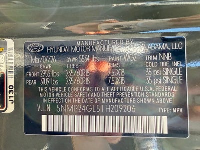 2026 Hyundai SANTA FE SEL FWD