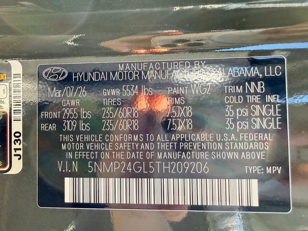 2026 Hyundai SANTA FE SEL FWD