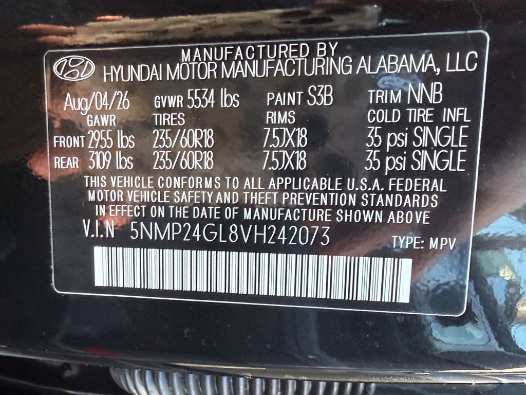 2027 Hyundai SANTA FE SEL FWD