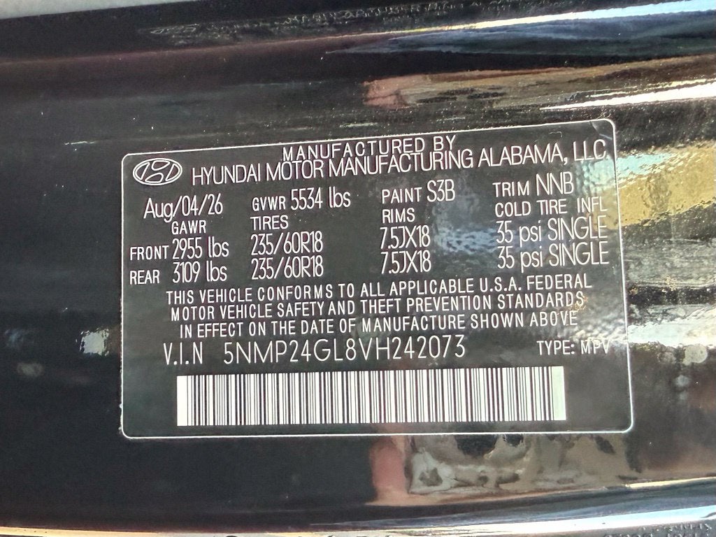 2027 Hyundai SANTA FE SEL FWD