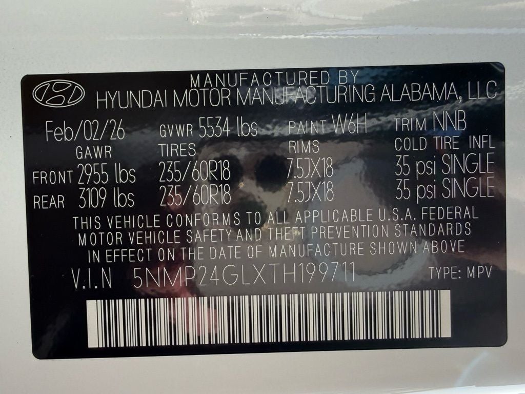 2026 Hyundai SANTA FE SEL FWD