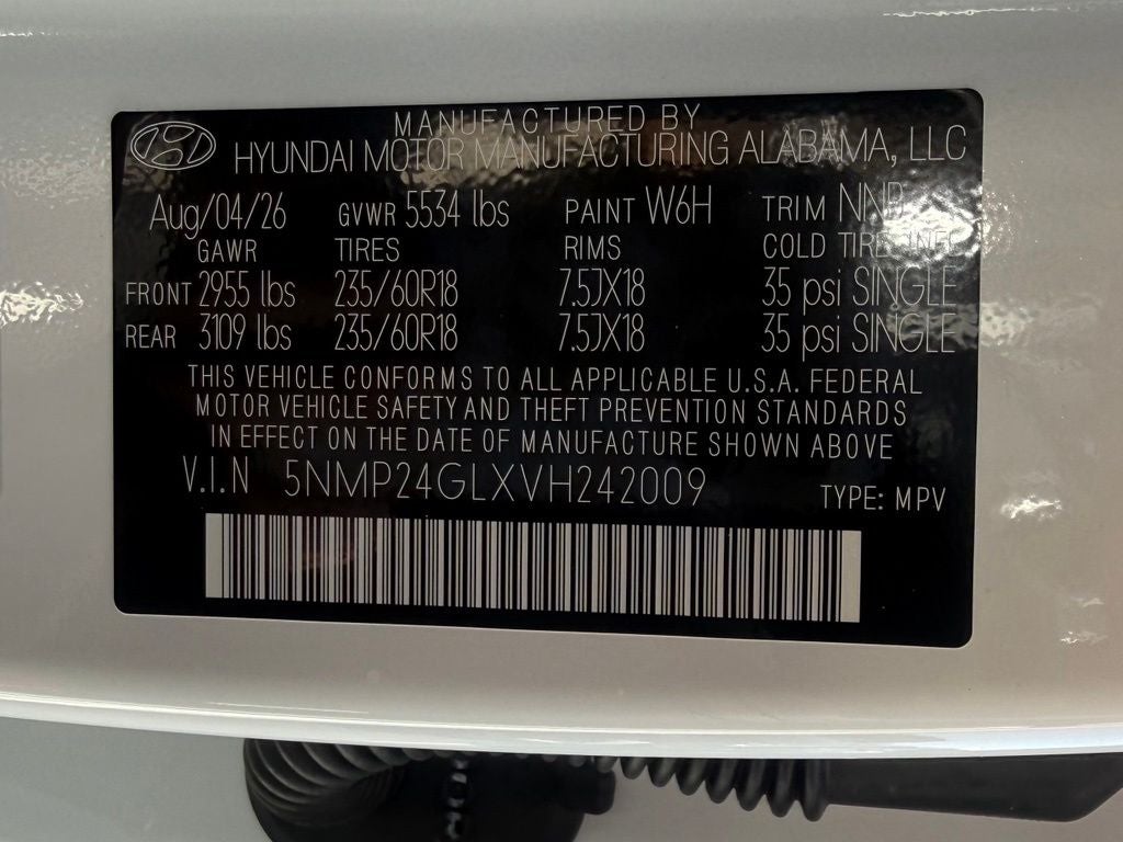 2027 Hyundai SANTA FE SEL FWD