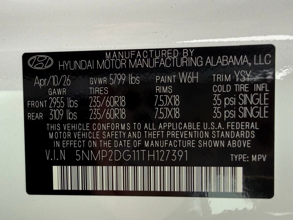 2026 Hyundai SANTA FE HYBRID SEL