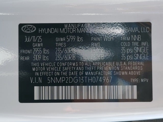 2026 Hyundai SANTA FE HYBRID SEL