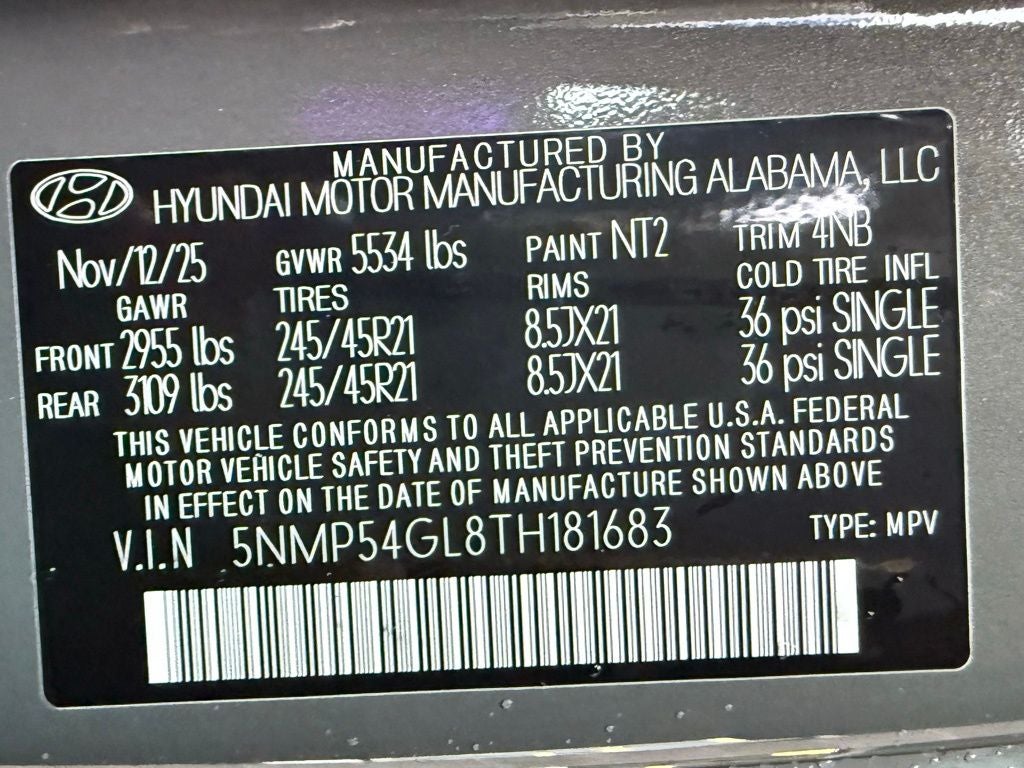 2026 Hyundai SANTA FE Calligraphy FWD